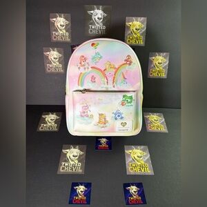Care Bears Loungefly Rainbow Tie Dye Mini Backpack Hot Topic School Fashion Fun
